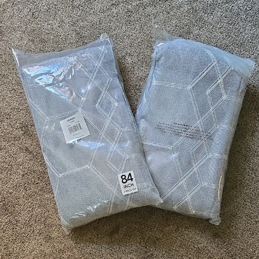 NWT Elrene Kendal blackout curtain panels (4 panels total, 37